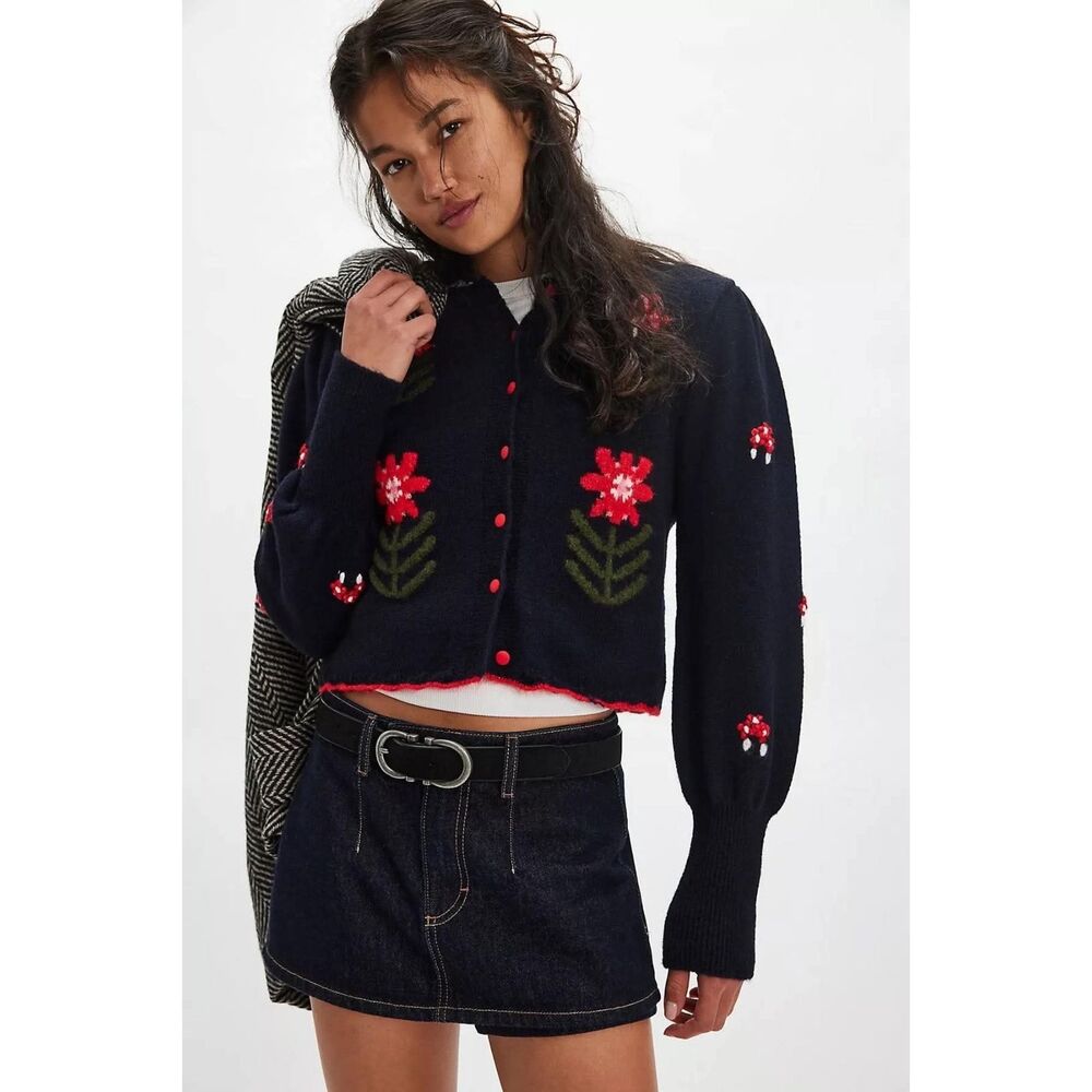 Free People Nonna Knit Cardi $198 - Picture 3 of 9